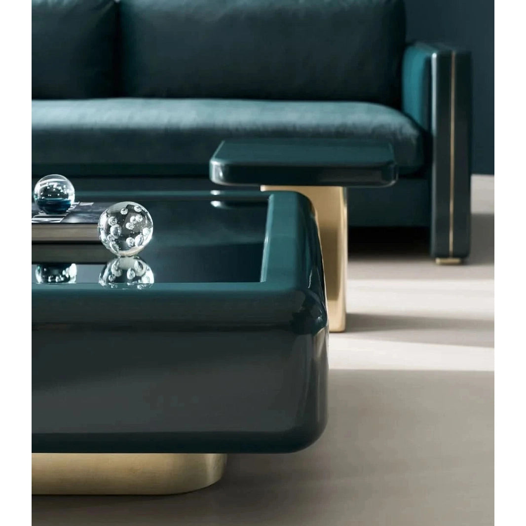 Caracole Gelee Coffee Table in Apatite   Nicholas John Interiors