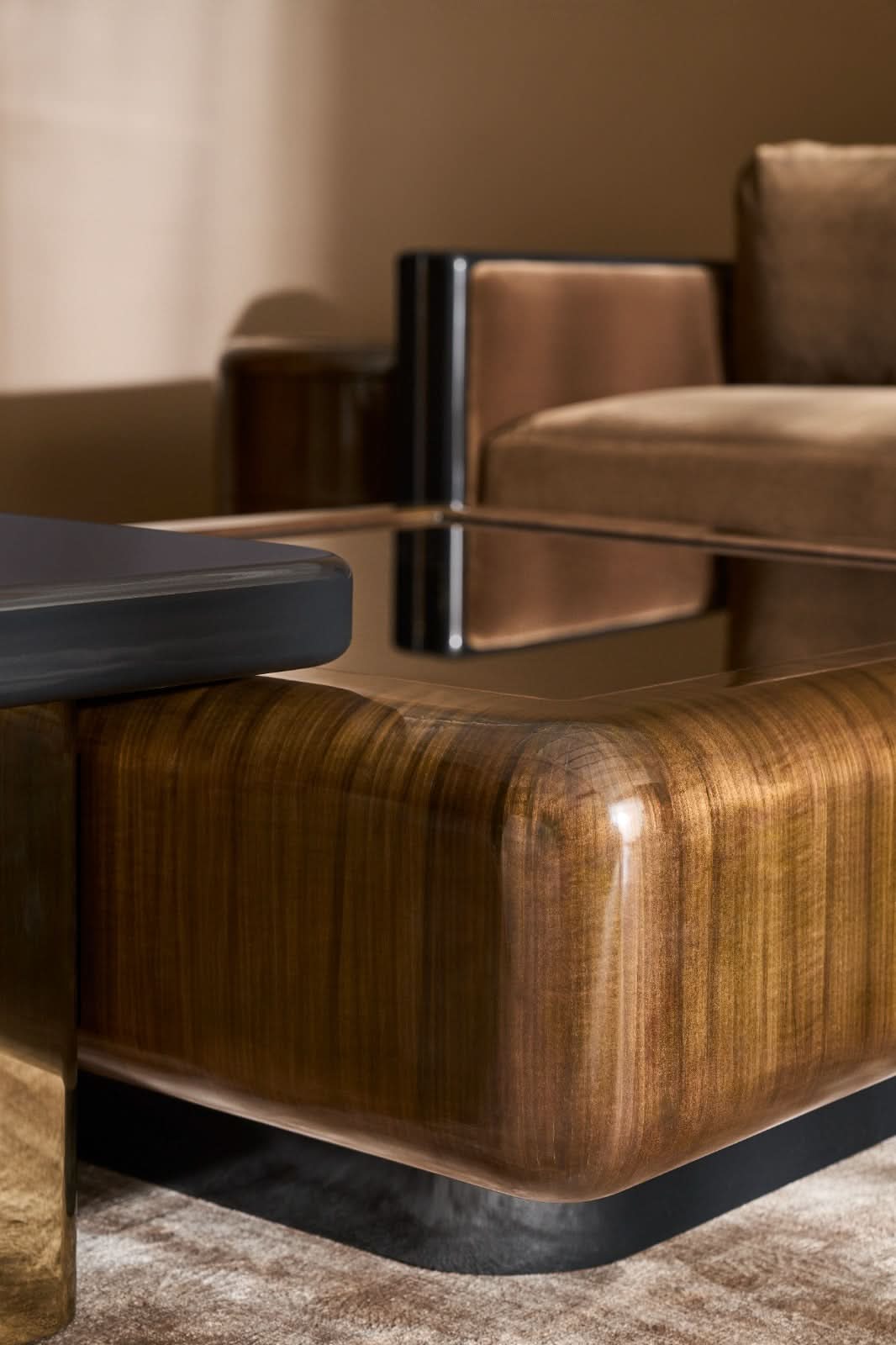 Caracole Gelee Coffee Table in Caramello   Nicholas John Interiors