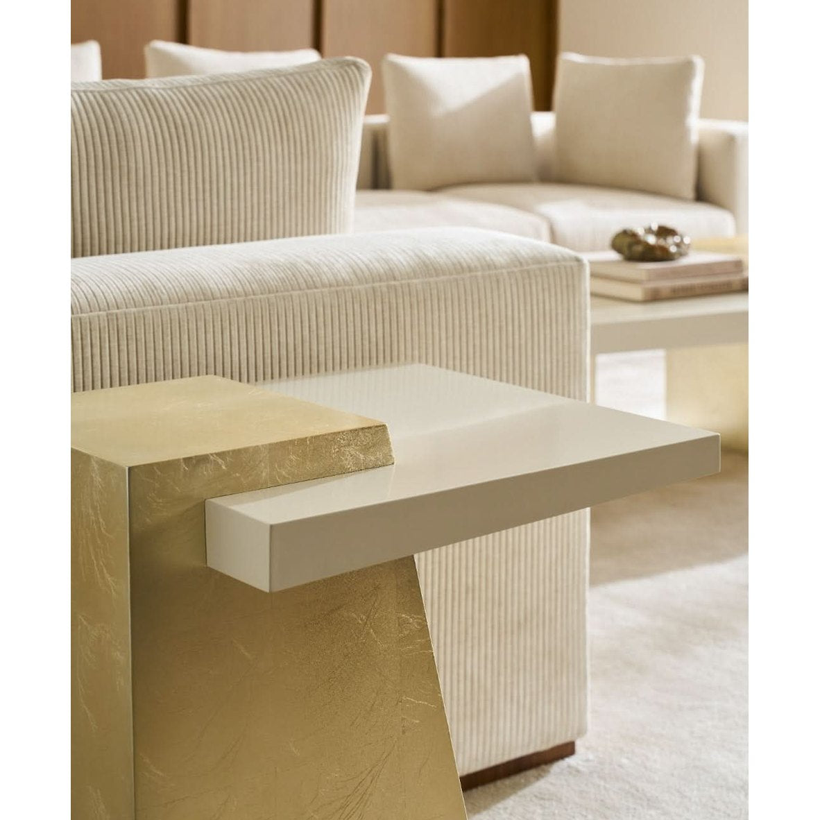 Caracole Plank Side Table   Nicholas John Interiors
