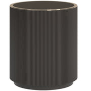Caracole Love Round Side Table in Dark Chocolate   Nicholas John Interiors