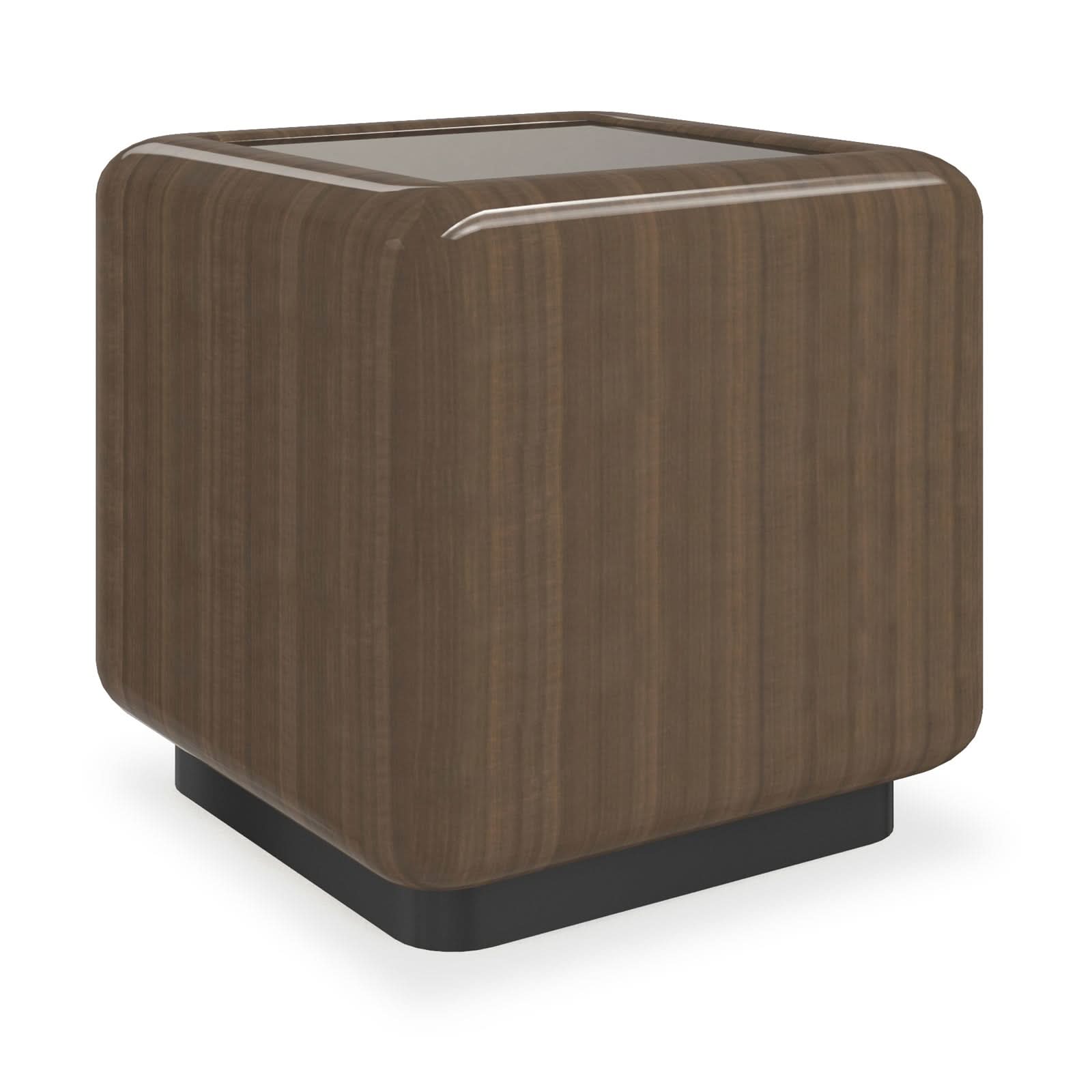 Caracole Gelee Square Accent Table in Caramello   Nicholas John Interiors