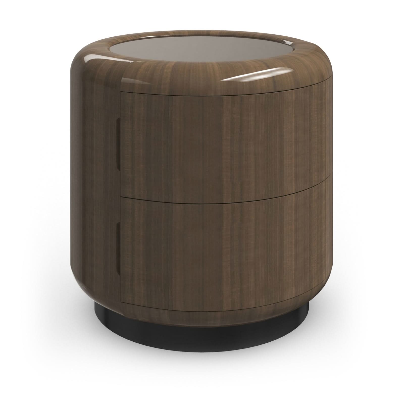 Caracole Gelee Round Accent Table in Caramello   Nicholas John Interiors