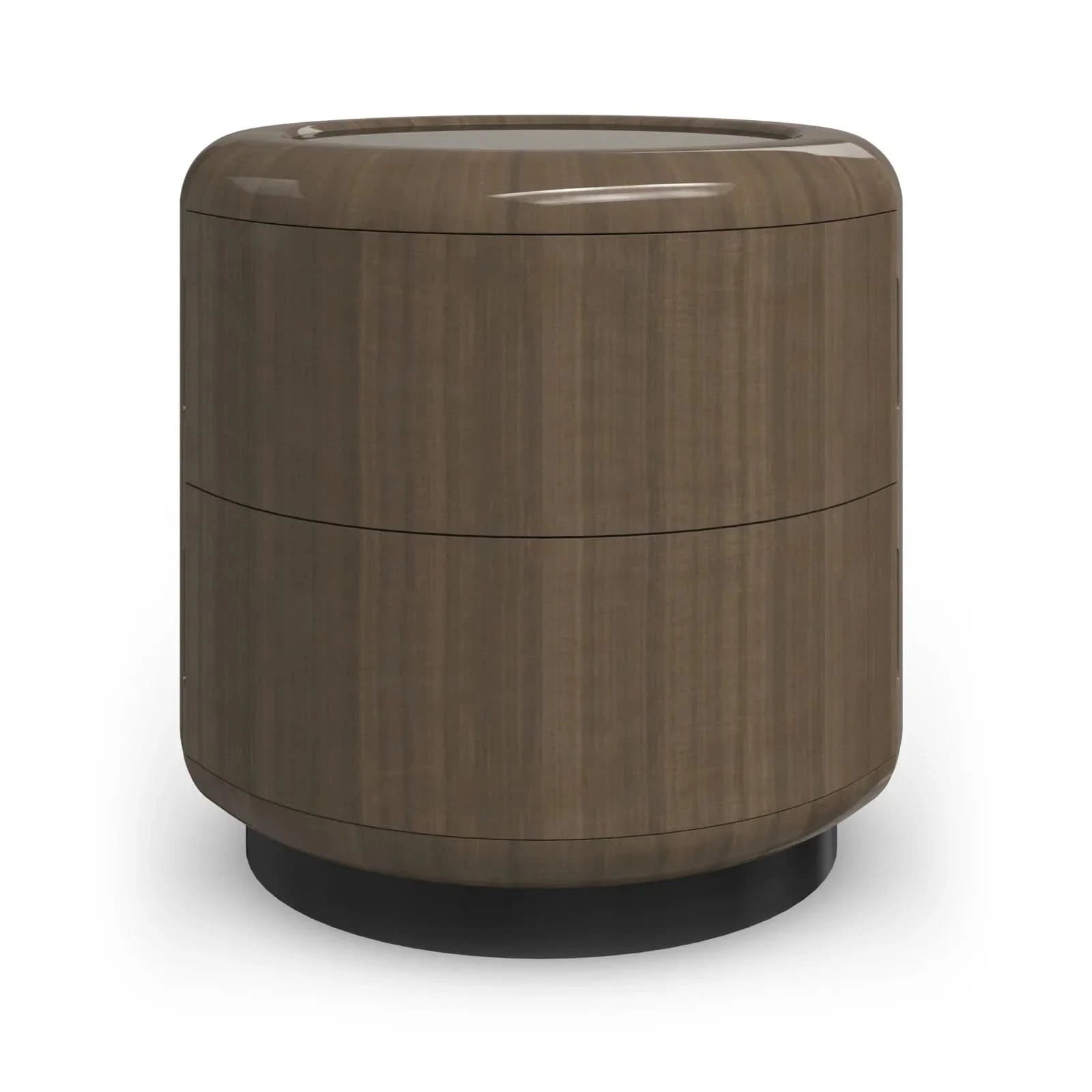Caracole Gelee Round Accent Table in Caramello   Nicholas John Interiors
