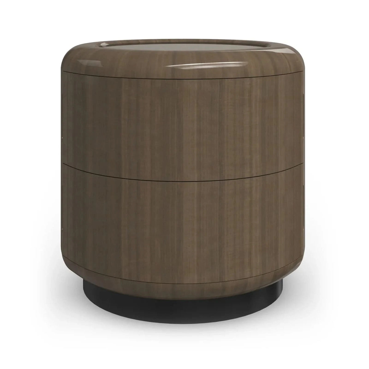Caracole Gelee Round Accent Table in Caramello   Nicholas John Interiors
