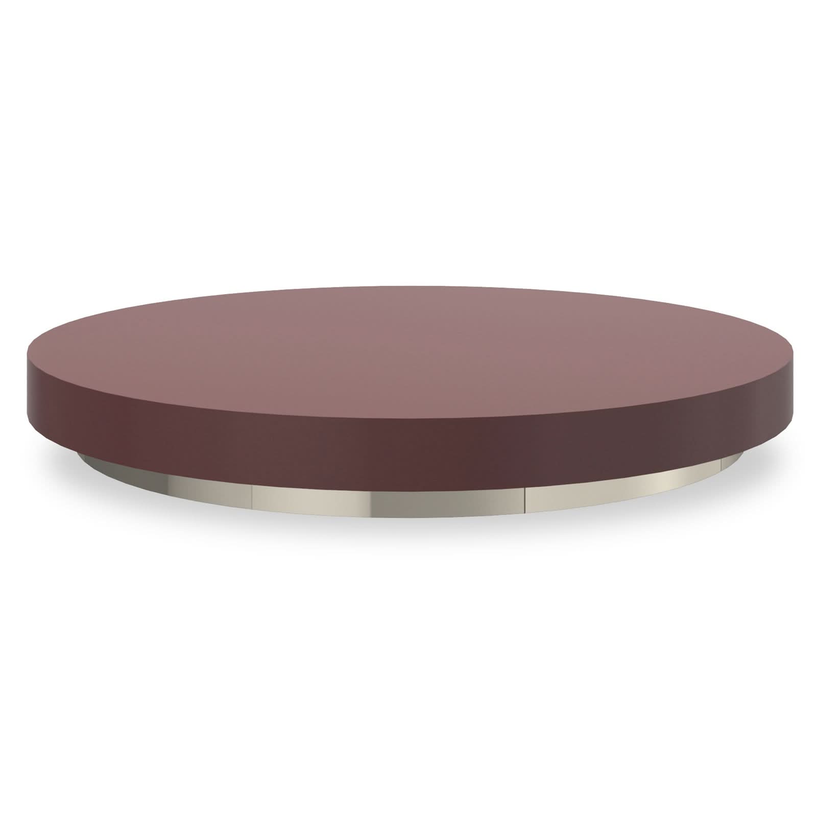 Caracole Radius Coffee Table Round Accent Tray   Nicholas John Interiors