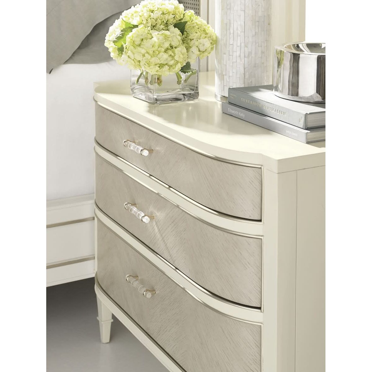 Caracole Dress Code Bedside Table   Nicholas John Interiors