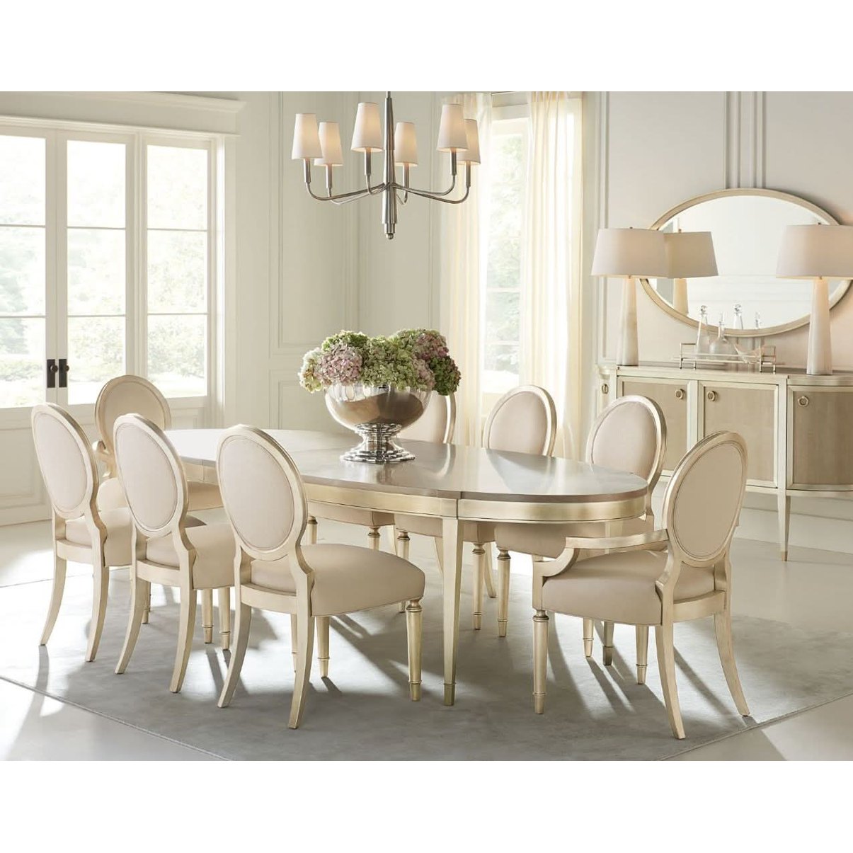 Caracole A House Favourite Extending Dining Table - 228-350cm   Nicholas John Interiors