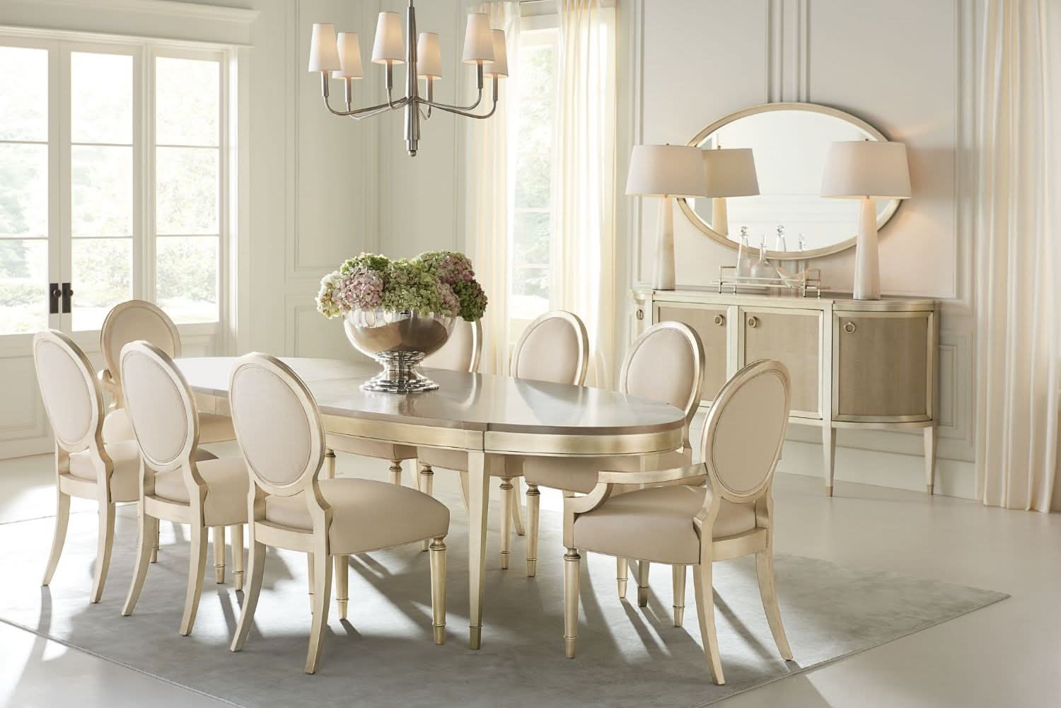 Caracole A House Favourite Extending Dining Table - 228-350cm   Nicholas John Interiors