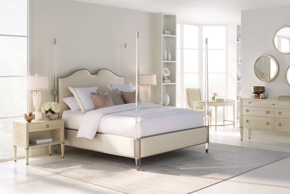 Caracole Stand By Me Bedside Table   Nicholas John Interiors