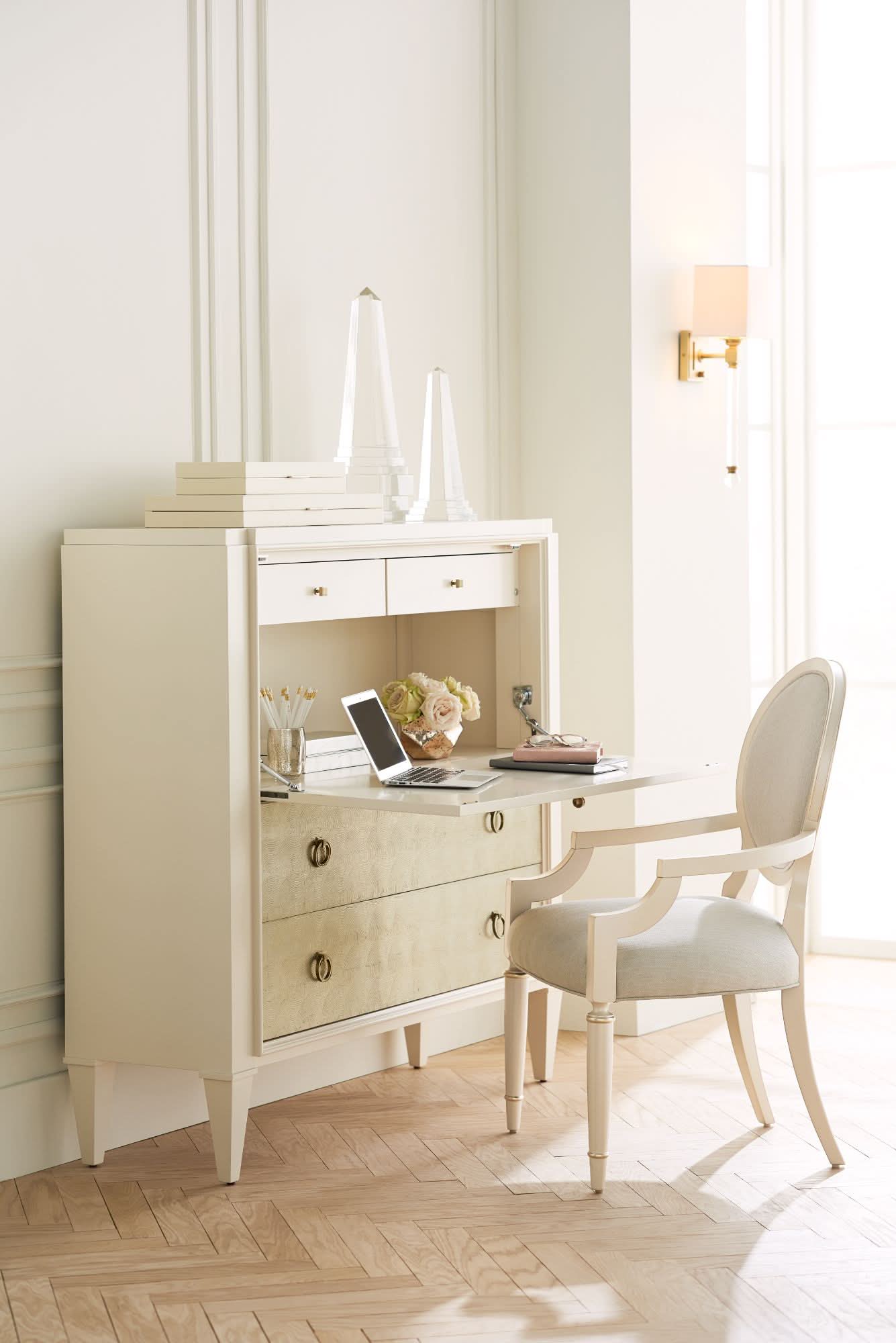Caracole Around In Circles Desk   Nicholas John Interiors