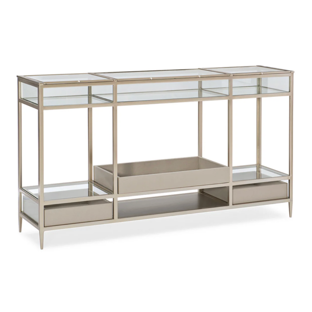 Caracole For All The World To See Console Table   Nicholas John Interiors