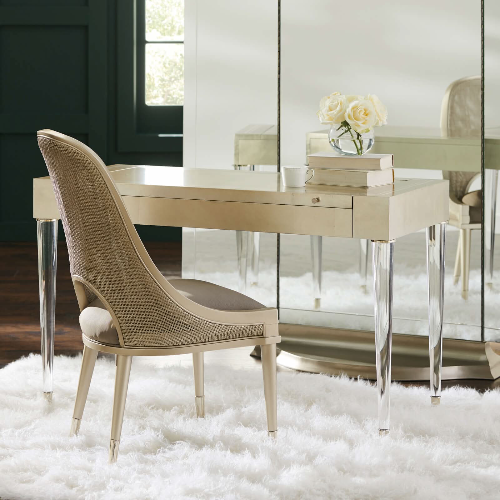 Caracole Moment Of Clarity Dressing Table   Nicholas John Interiors