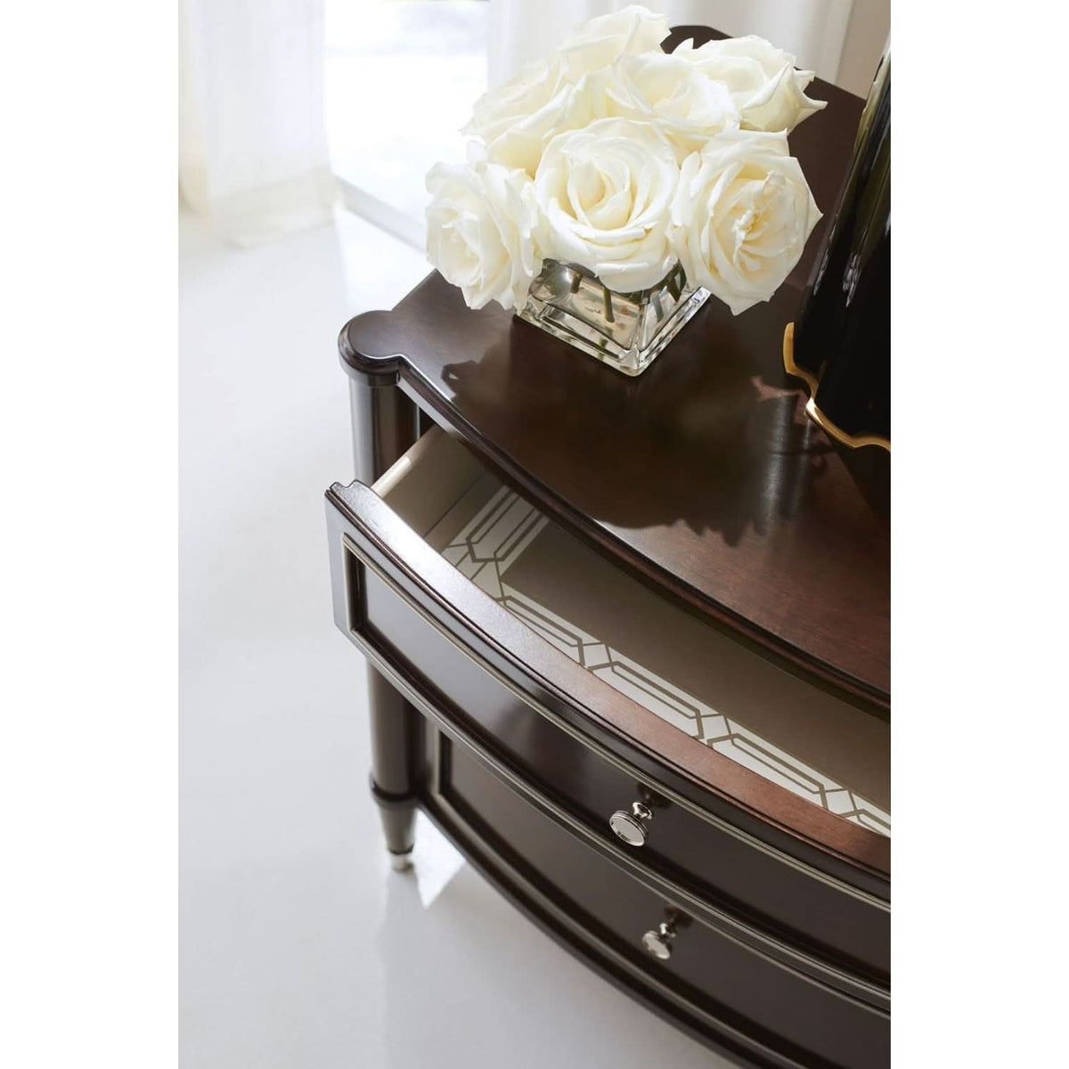 Caracole Suite Yourself Bedside Table   Nicholas John Interiors