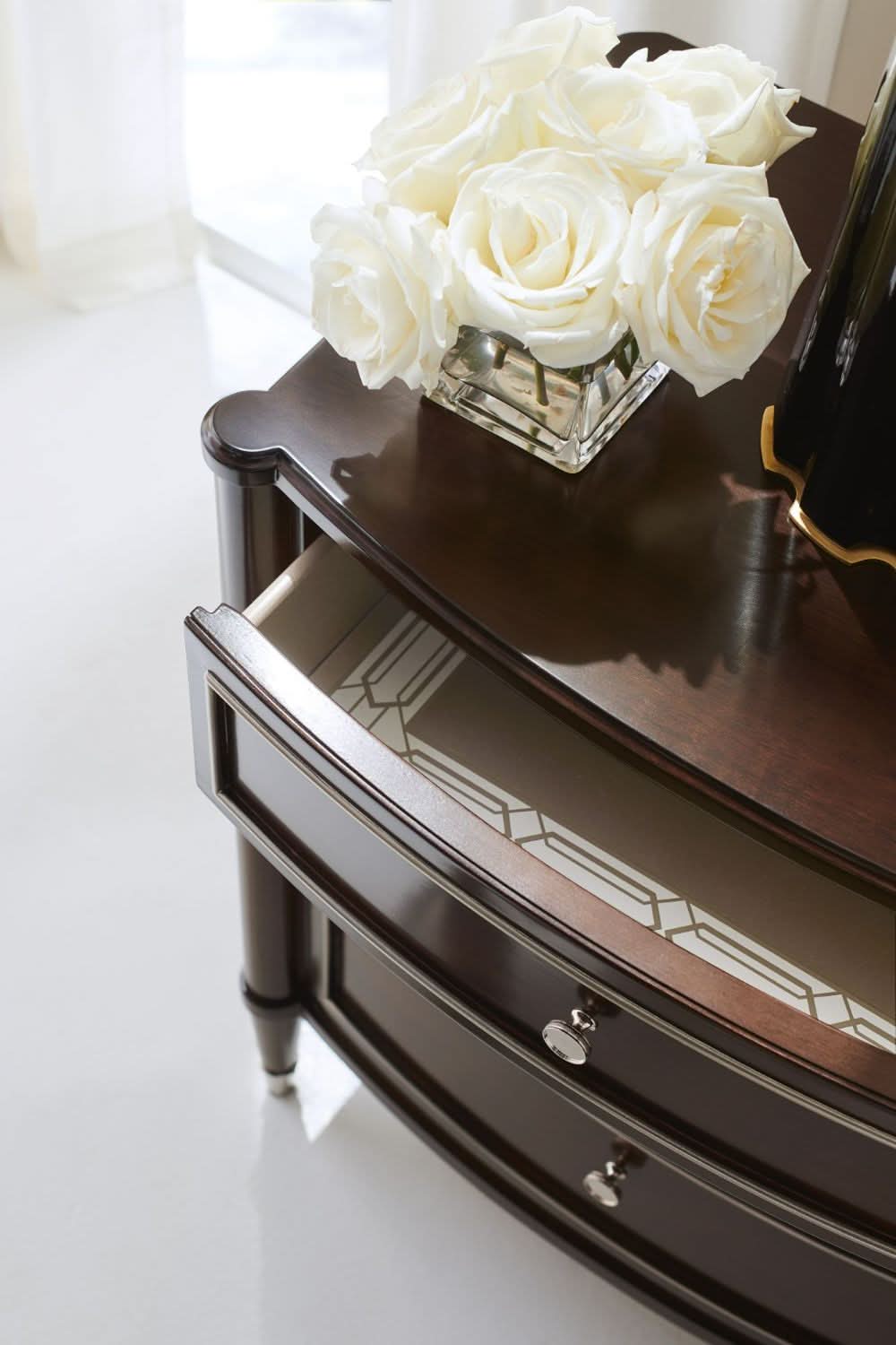 Caracole Suite Yourself Bedside Table   Nicholas John Interiors