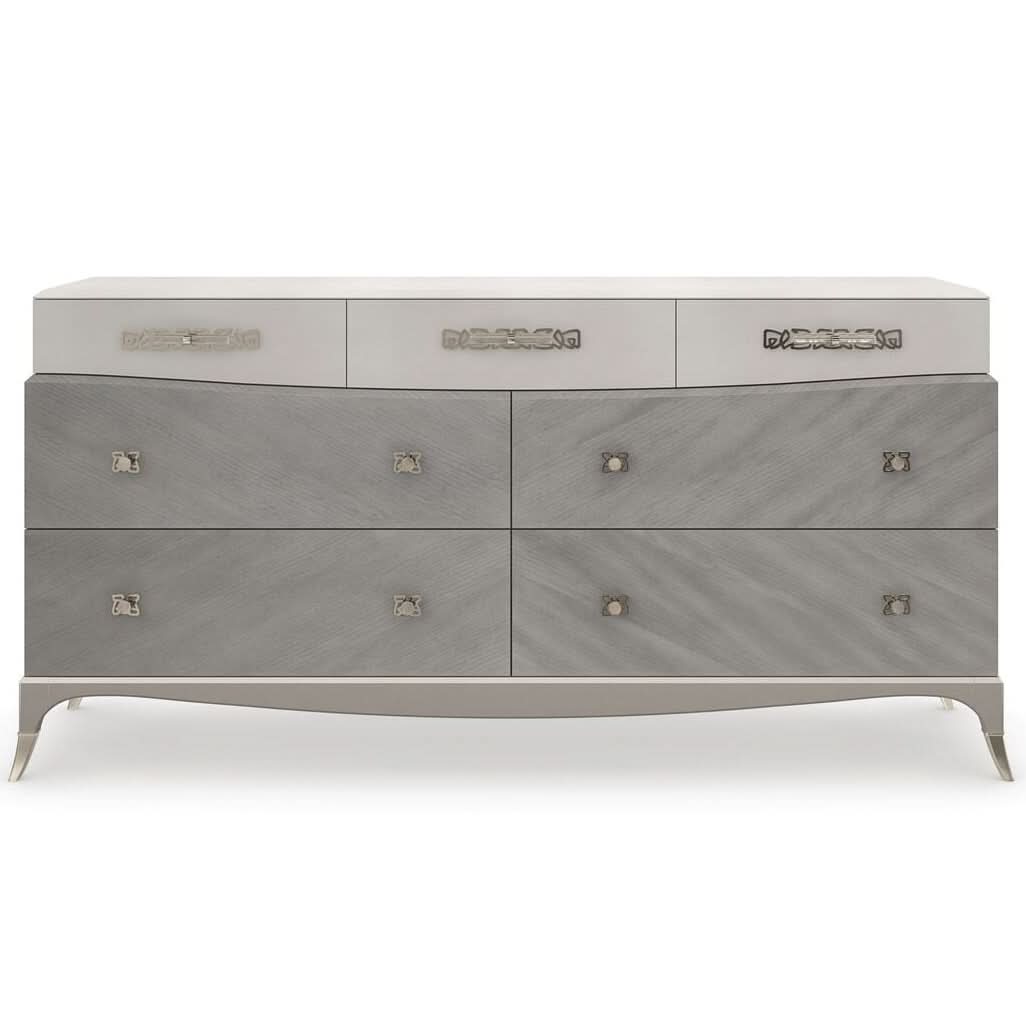 Caracole Classic Tempo Dresser in Creamy Cappuccino   Nicholas John Interiors