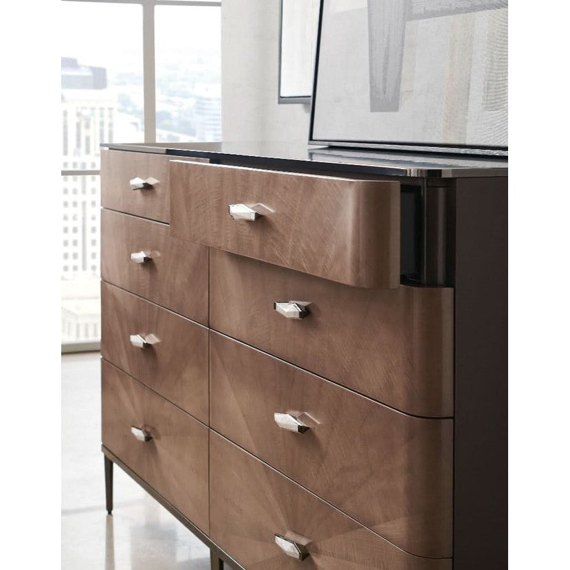 Caracole Caracole Classic Prism Chest of Drawers   Nicholas John Interiors