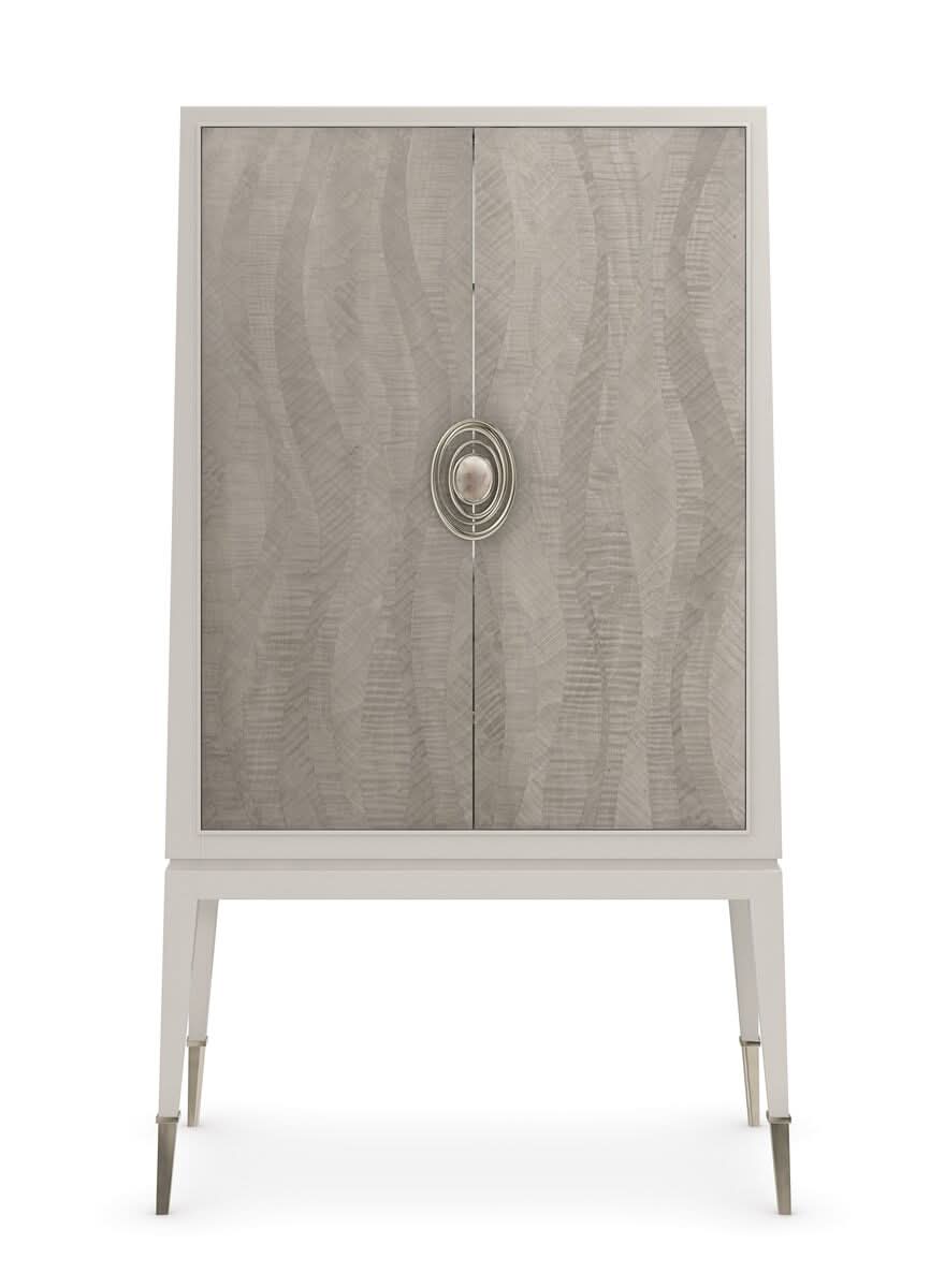 Caracole Caracole Classic Currents Tall Storage Cabinet   Nicholas John Interiors