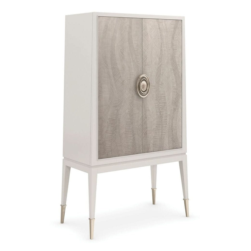 Caracole Caracole Classic Currents Tall Storage Cabinet   Nicholas John Interiors