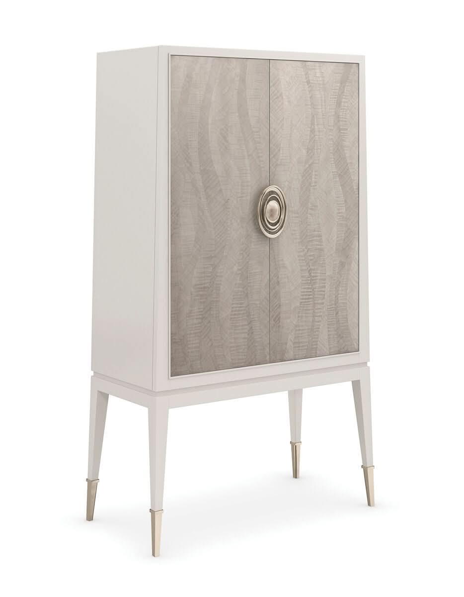 Caracole Caracole Classic Currents Tall Storage Cabinet   Nicholas John Interiors