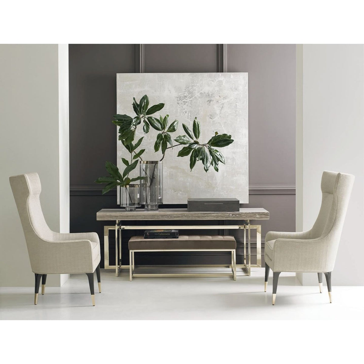 Caracole Perfect Pairing Wing Chair   Nicholas John Interiors