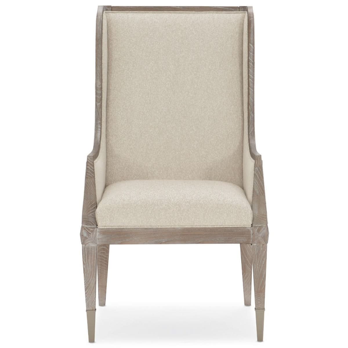 Caracole Open Arms Dining Chair with Arm   Nicholas John Interiors