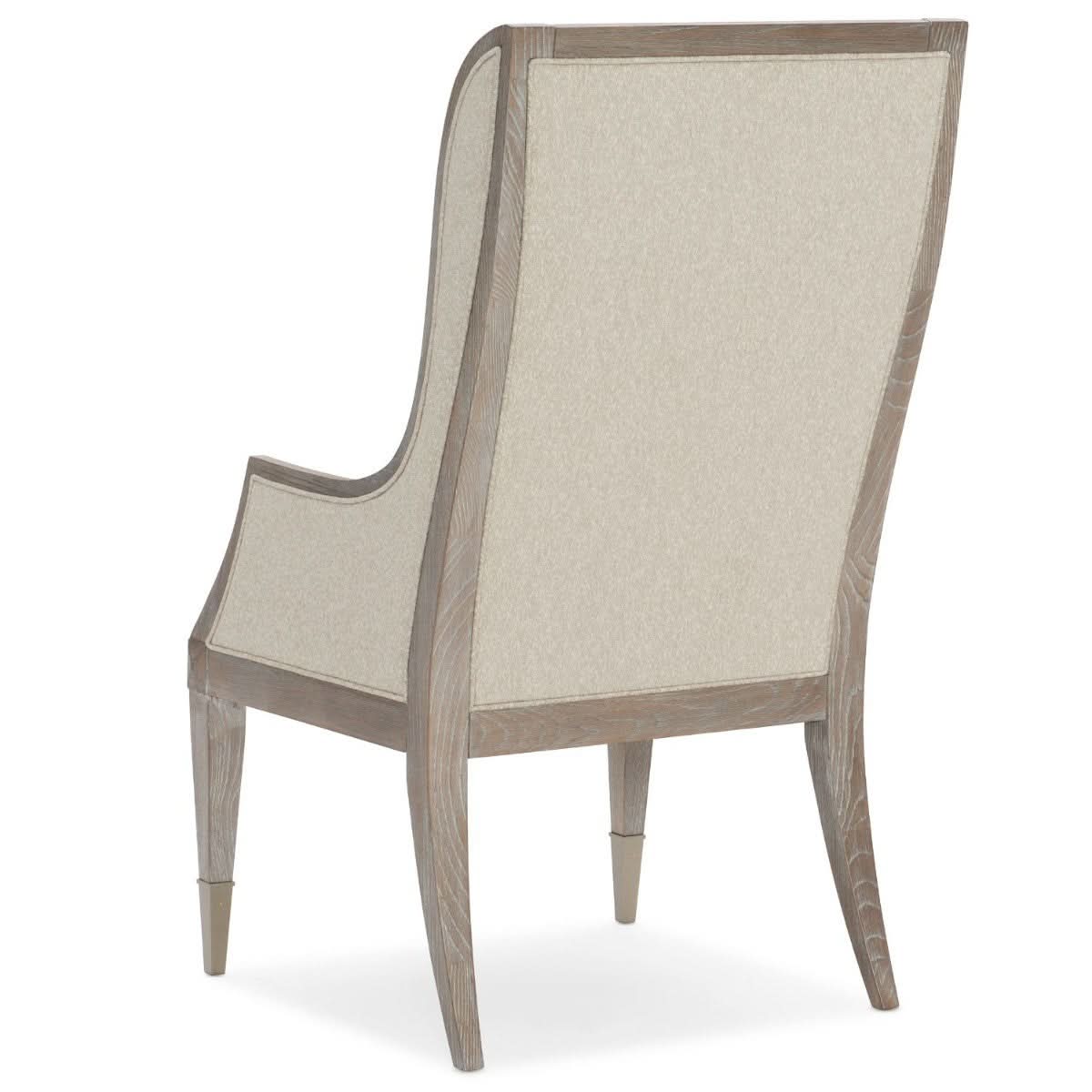 Caracole Open Arms Dining Chair with Arm   Nicholas John Interiors