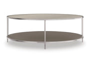 Caracole Shimmer Coffee Table - Oval   Nicholas John Interiors