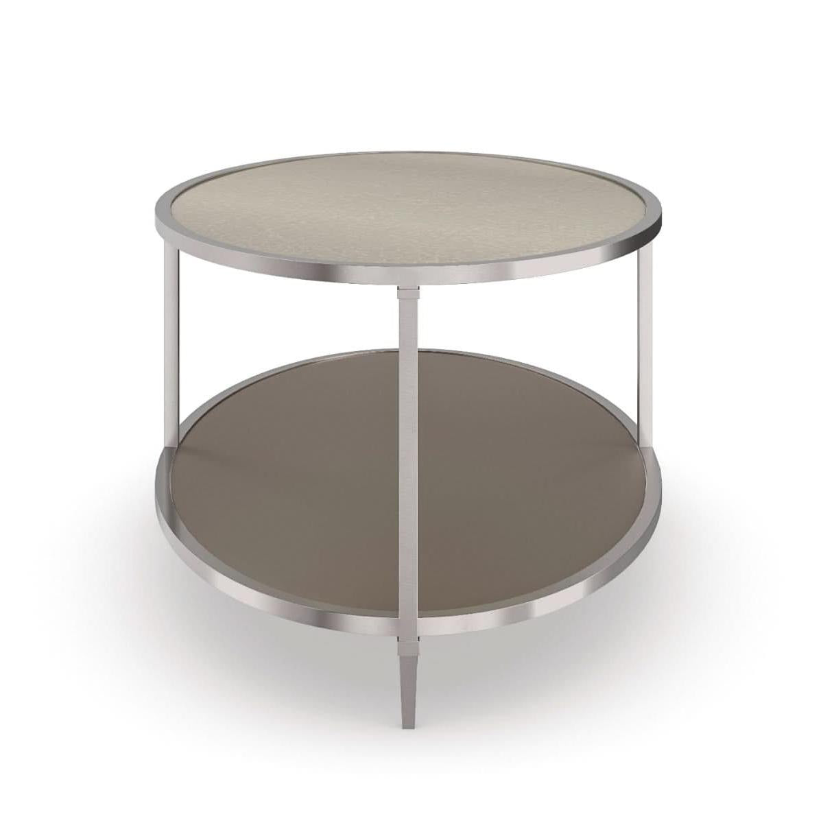 Caracole Shimmer Coffee Table - Oval   Nicholas John Interiors