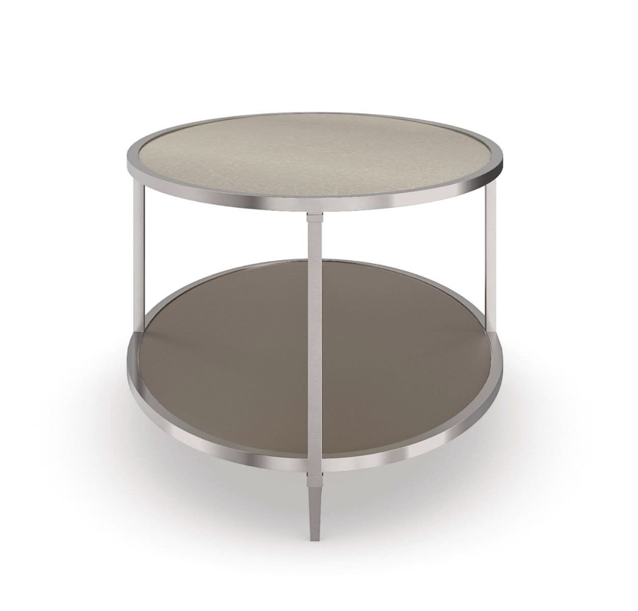 Caracole Shimmer Coffee Table - Oval   Nicholas John Interiors