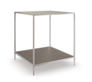 Caracole Shimmer Square End Table   Nicholas John Interiors