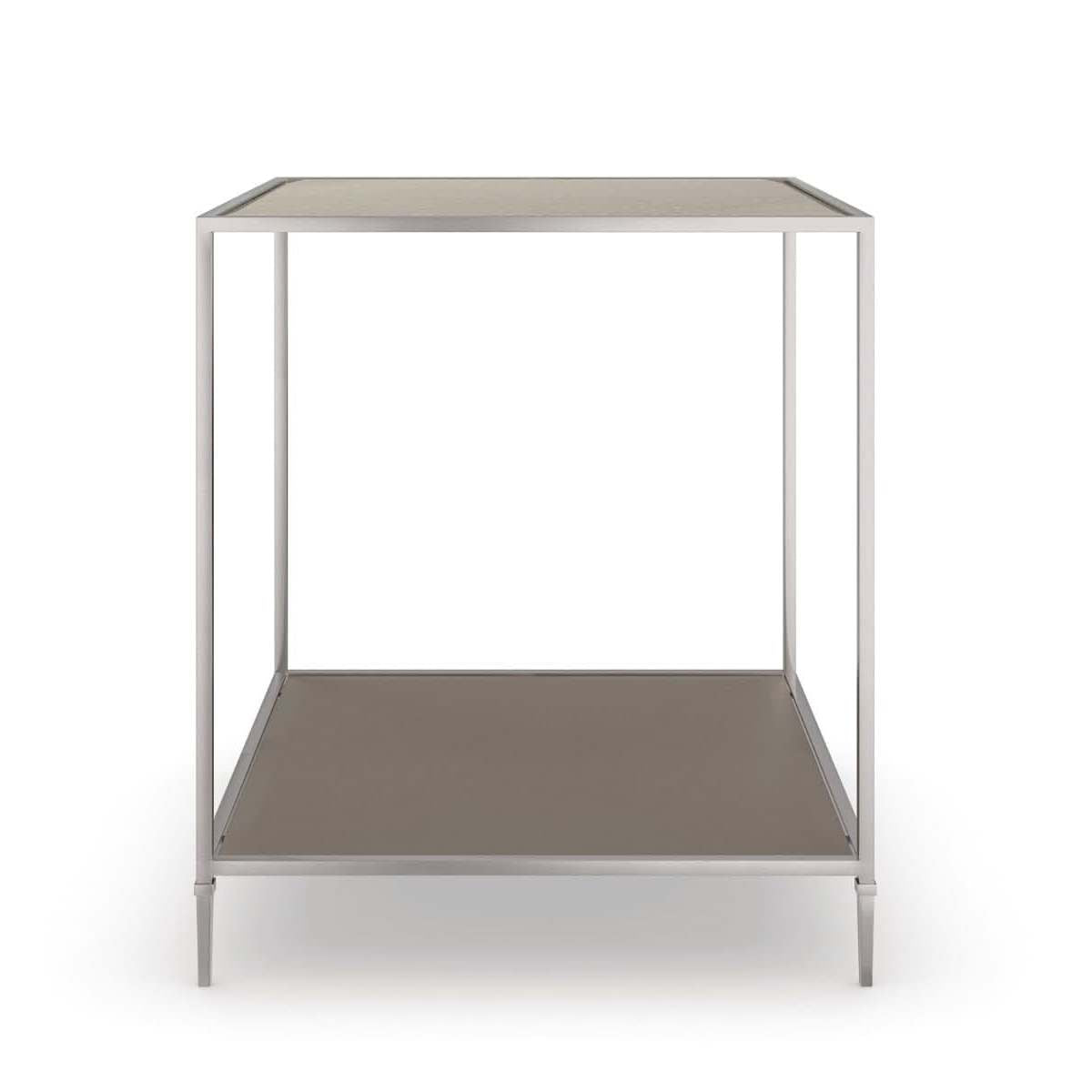 Caracole Shimmer Square End Table   Nicholas John Interiors