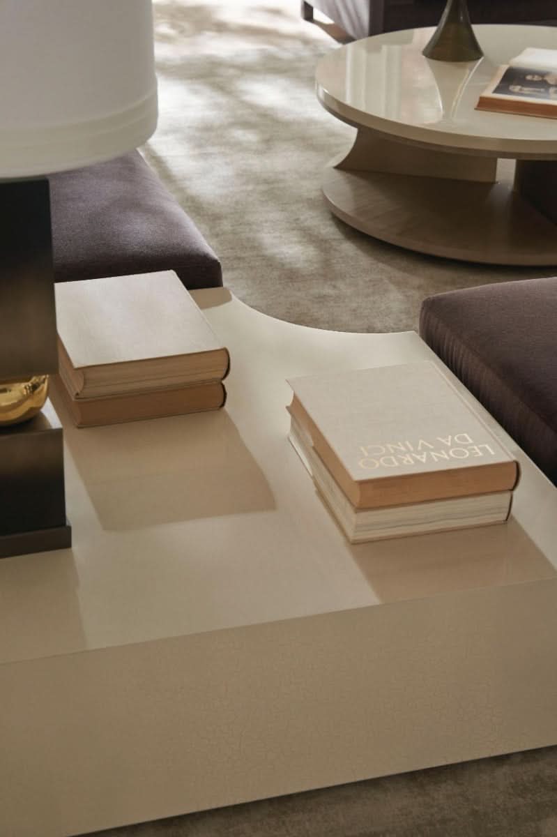 Caracole Buttoned Up End Table   Nicholas John Interiors