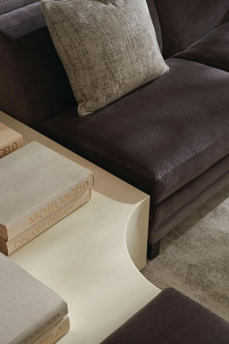 Caracole Buttoned Up End Table   Nicholas John Interiors
