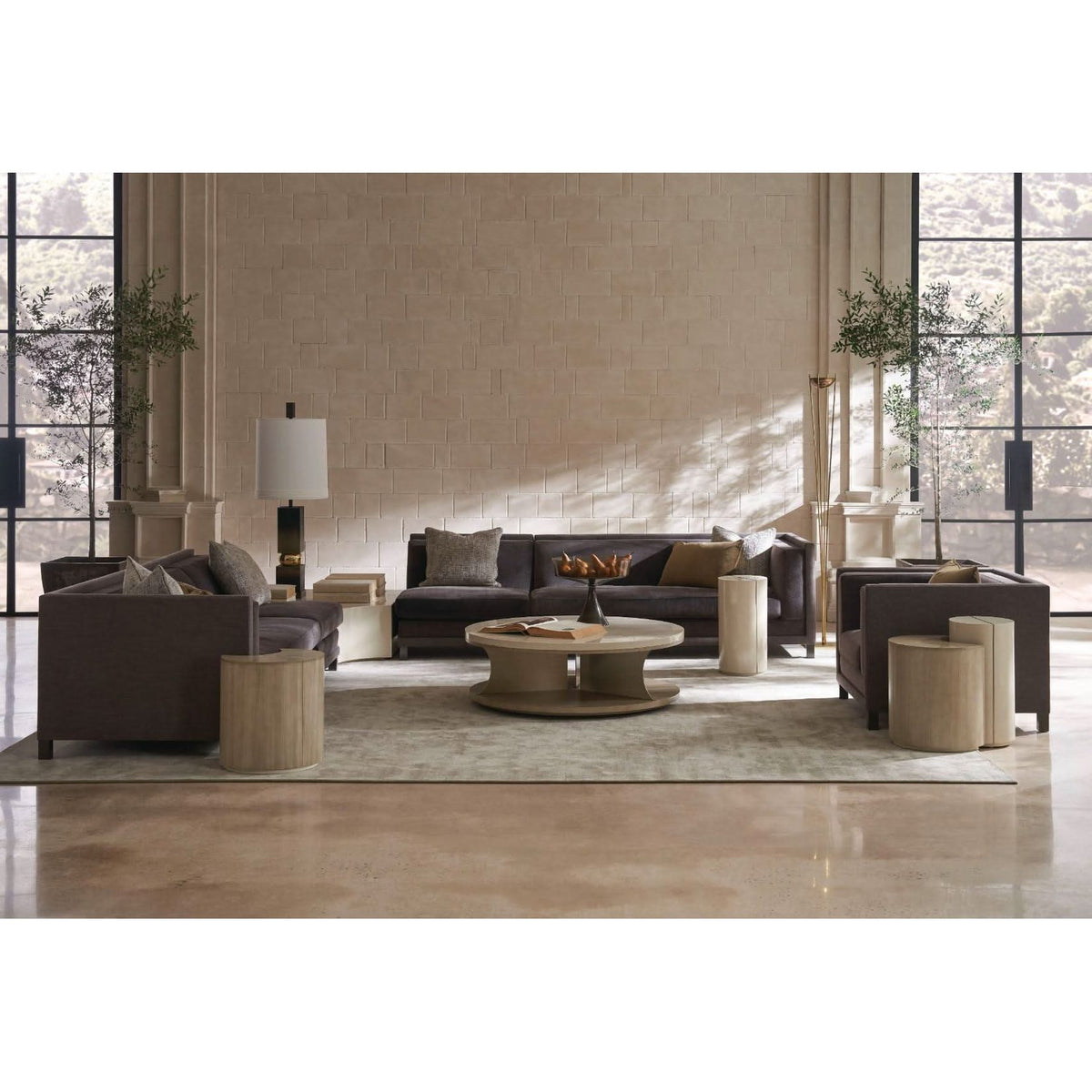 Caracole Buttoned Up End Table   Nicholas John Interiors