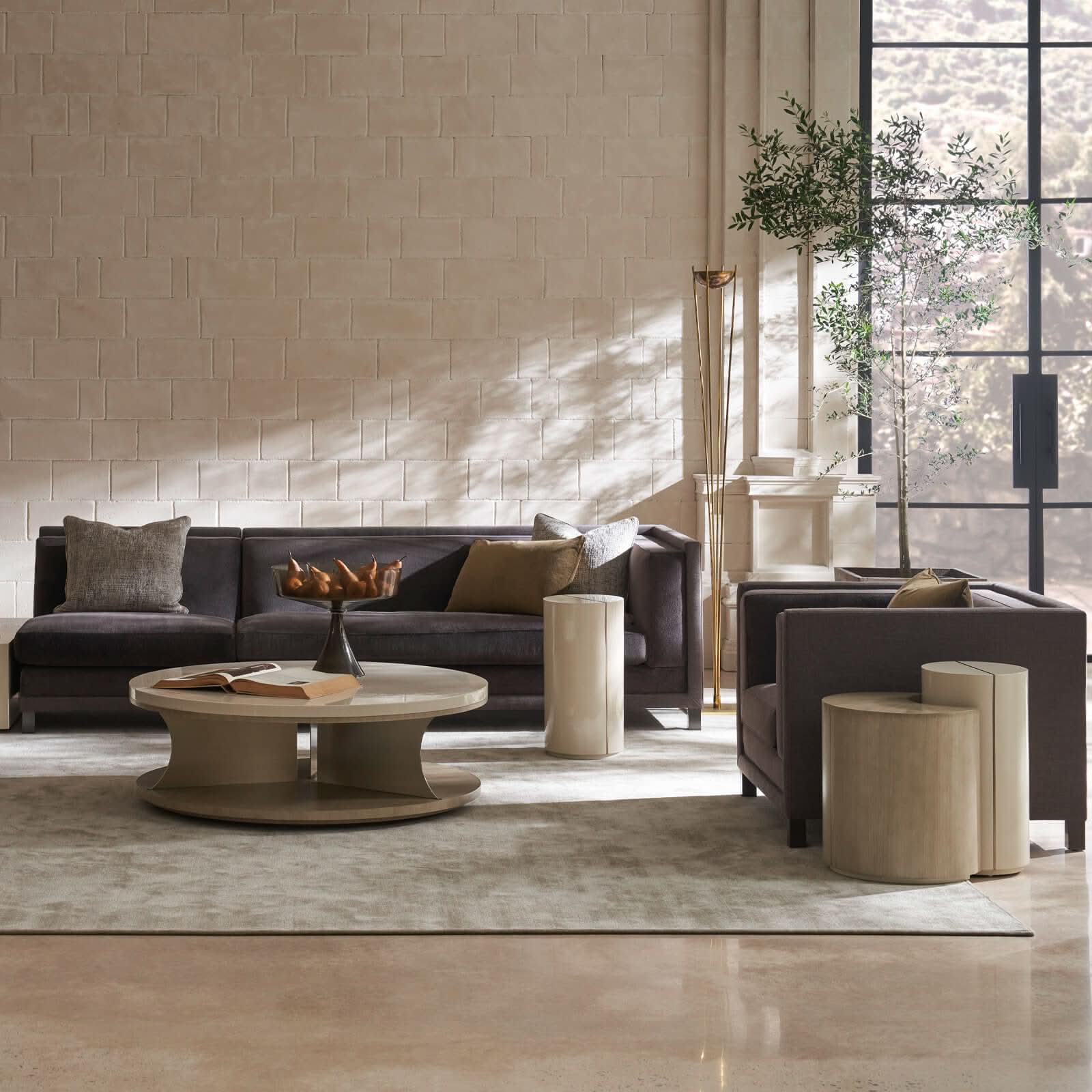 Caracole Duality End Table   Nicholas John Interiors
