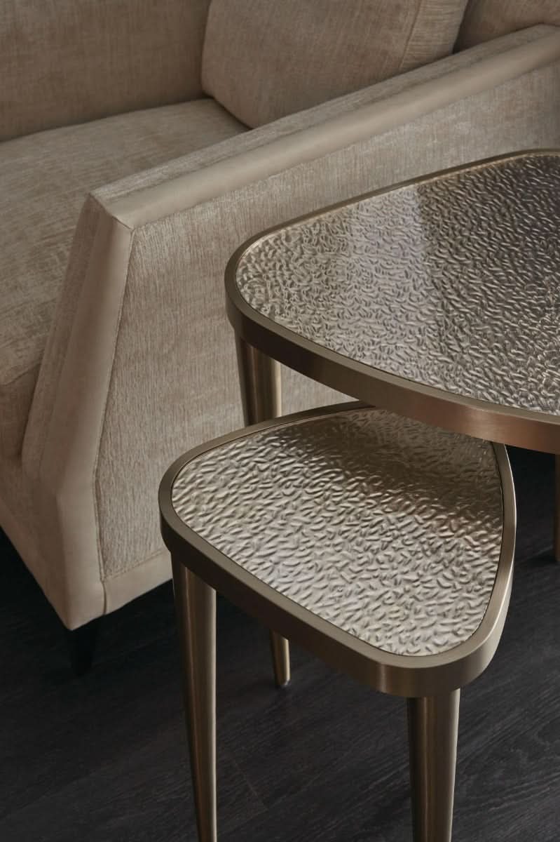 Caracole Cuff Links Nesting Side Tables   Nicholas John Interiors