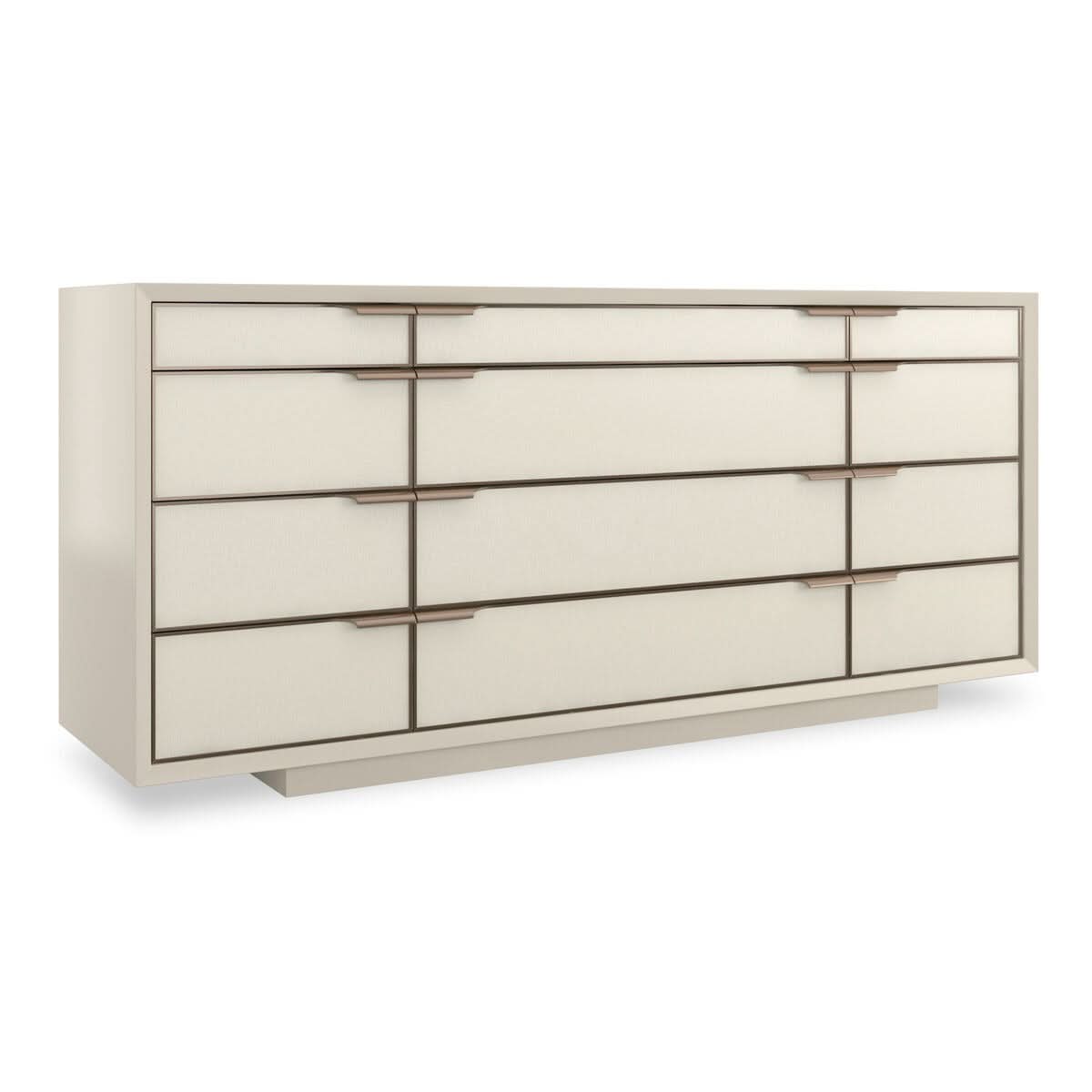 Caracole All Wrapped Up Dresser in Light   Nicholas John Interiors