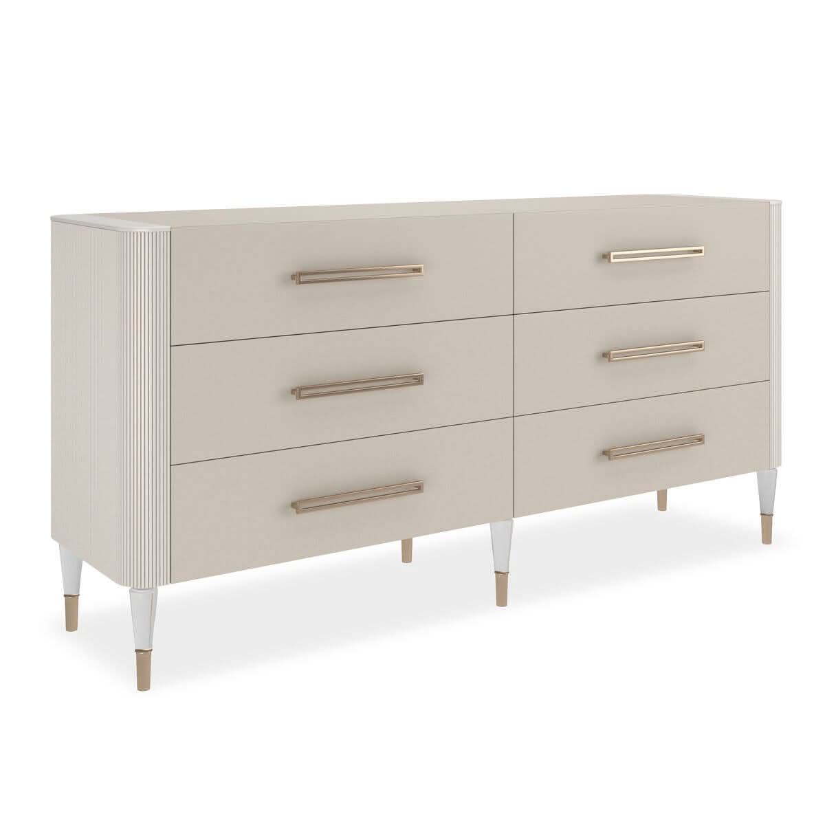 Caracole Love It 6 Drawer Dresser   Nicholas John Interiors