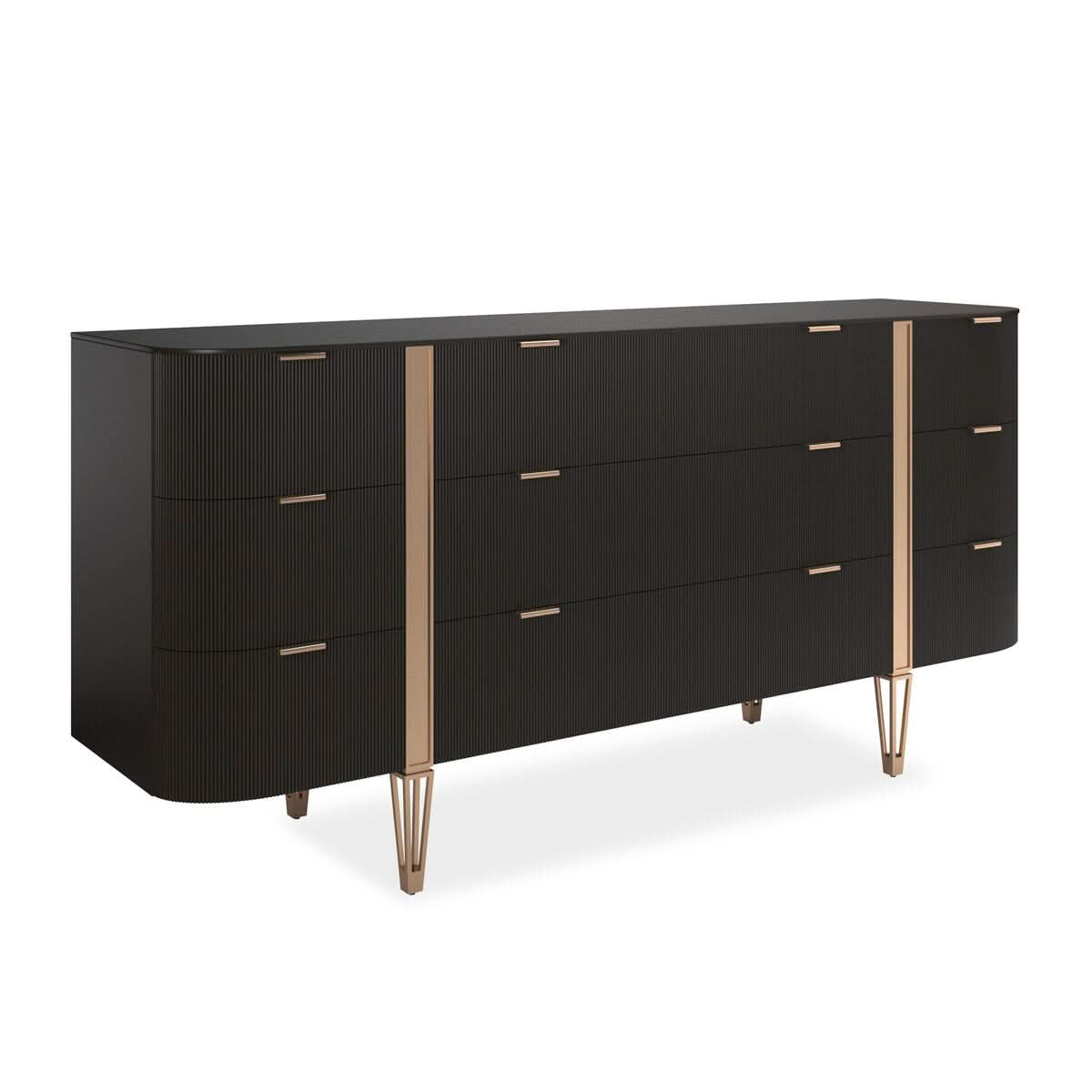 Caracole Love At First Sight Small Dresser in Dark Chocolate   Nicholas John Interiors
