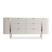 Caracole  Love At First Sight Dresser in Matte Pearl - Large   Nicholas John Interiors