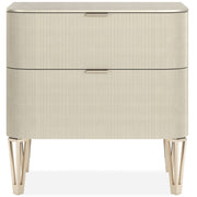 Caracole Small True Love Bedside Table in Oracle   Nicholas John Interiors