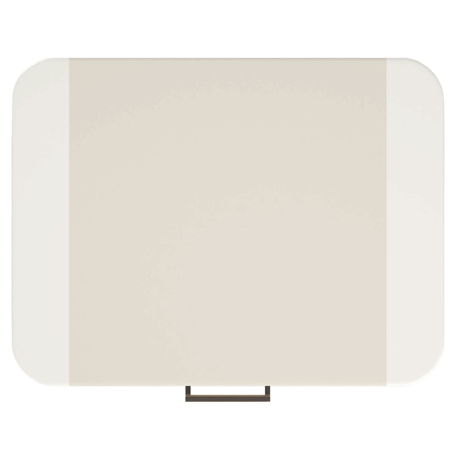 Caracole Love-Ly! Small Bedside Table in Matte Pearl   Nicholas John Interiors