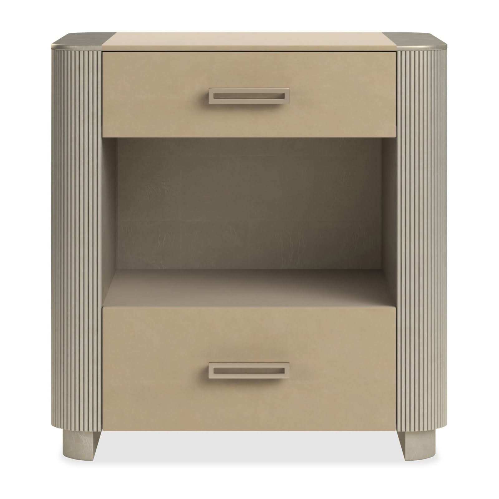 Caracole Love-Ly! Small Bedside Table in Oracle   Nicholas John Interiors