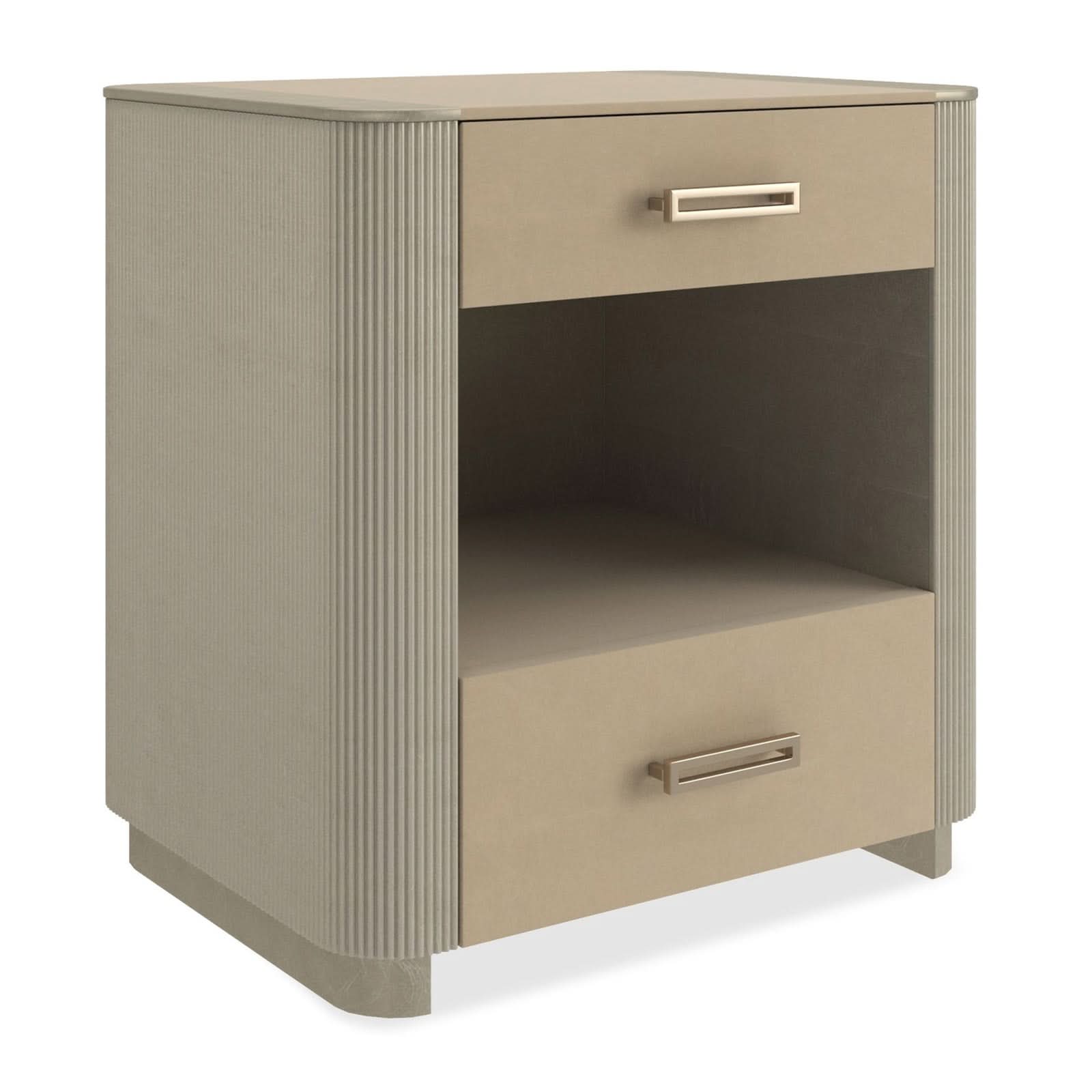 Caracole Love-Ly! Small Bedside Table in Oracle   Nicholas John Interiors