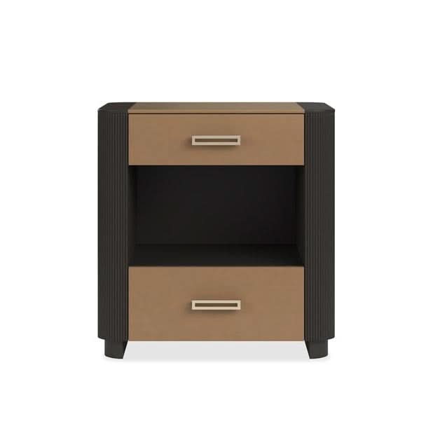 Caracole Love-Ly! Small Bedside Table in Dark Chocolate   Nicholas John Interiors