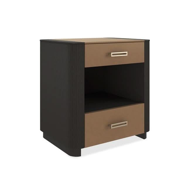 Caracole Love-Ly! Small Bedside Table in Dark Chocolate   Nicholas John Interiors