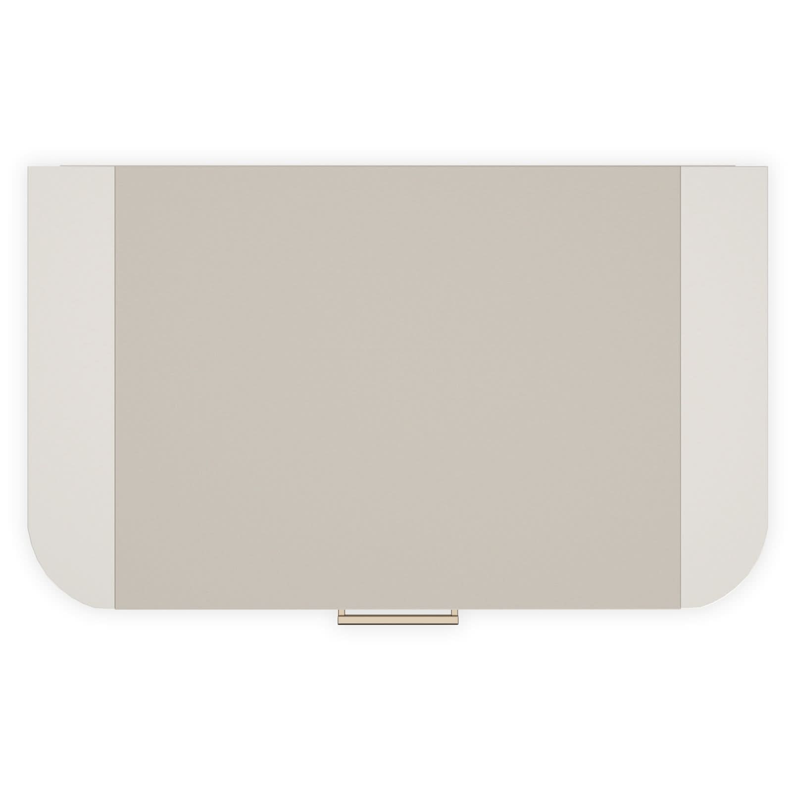 Caracole Large Love-Ly! Bedside Table in Matte Pearl   Nicholas John Interiors