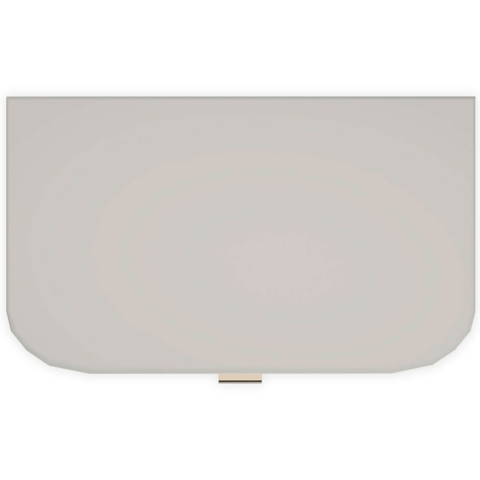 Caracole True Love Bedside Table in Matte Pearl - Large   Nicholas John Interiors
