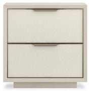 Caracole Double Wrap Bedside Table in Light   Nicholas John Interiors