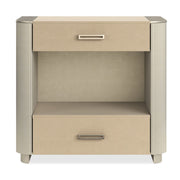 Caracole Love-Ly! Bedside Table in Oracle   Nicholas John Interiors
